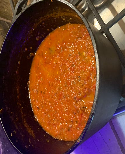 Spaghetti Sauce with Fresh Tomatoes