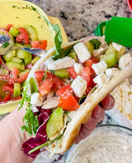 Easy chicken gyros 