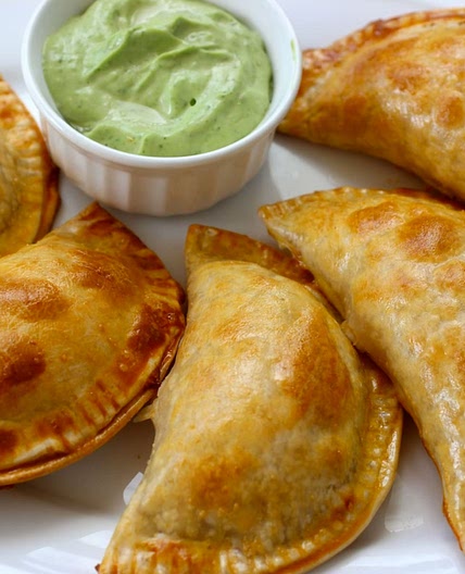 Chicken, Cheese and Mushroom Empanadas