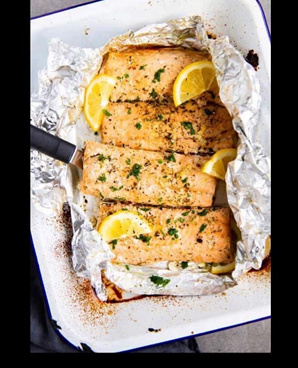 Oven baked Salmon