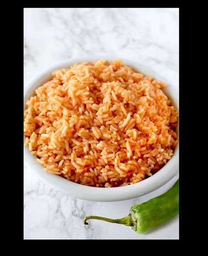 Chiltepin salsa and rice 