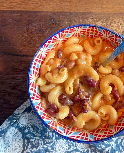 Instant Pot Vegetarian Chili Mac 