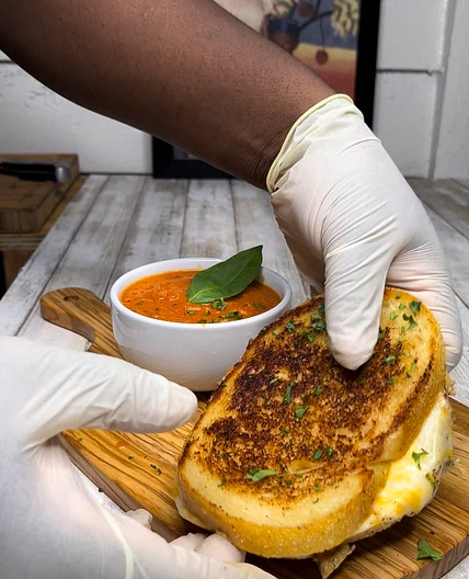 Tomato soup X Grilled cheese Chefchosen way 