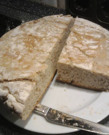 Simple Stovetop Spelt Bread
