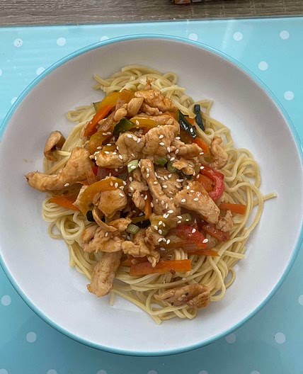 Easy Chicken Stir Fry 🌶