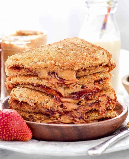 Grilled Peanut  Butter & Jelly Sandwich