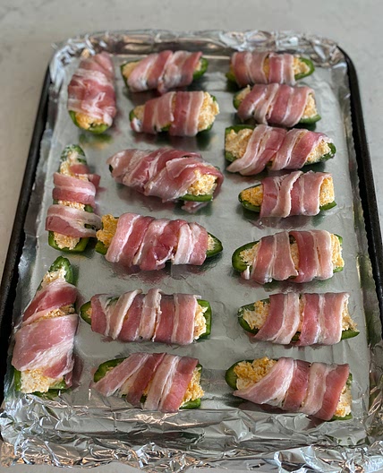 Bacon-Wrapped Jalapeno Poppers