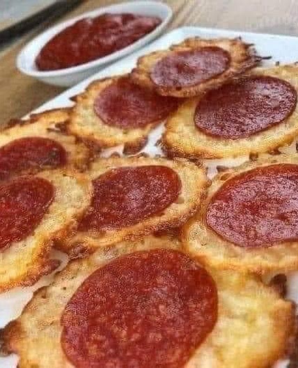 2 ingredient Pizza chips