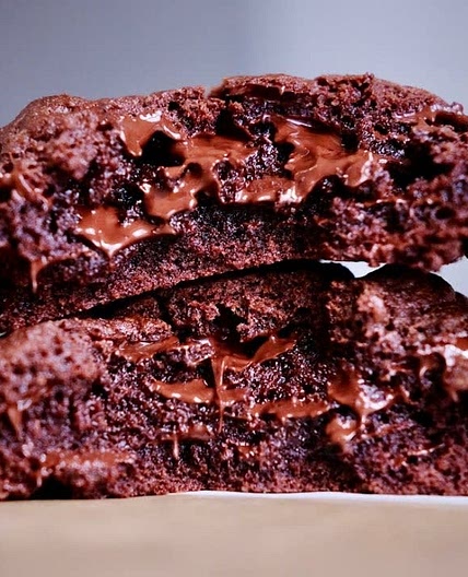 Double choc chip NYC style cookies 