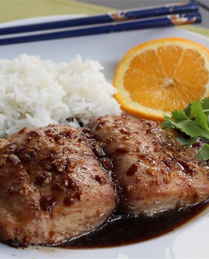 Ginger Glazed Mahi Mahi