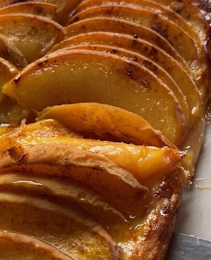 Peach and Marmalade Tart