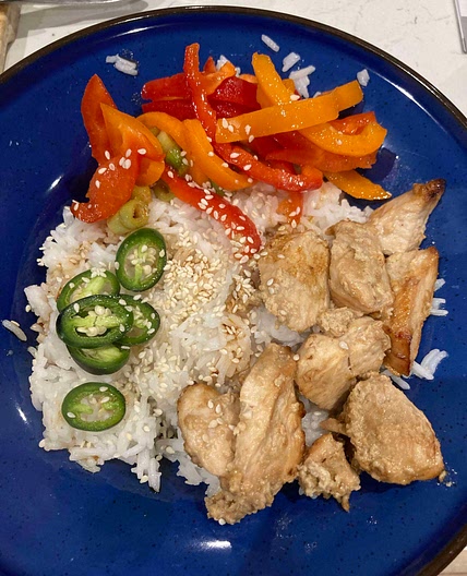 Chicken Poke Bowl