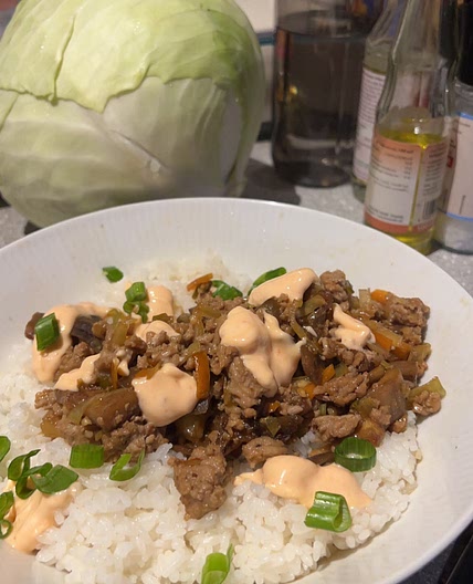 Dumpling Rice Bowl
