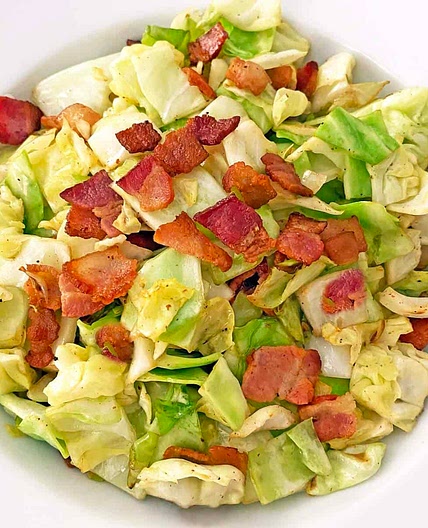 Fried Cabbage with Bacon