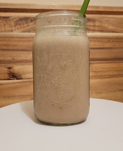 Chocolate Cinnamon covered Banana Milk