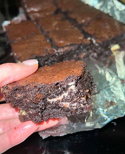 Triple Chocolate Brownies 
