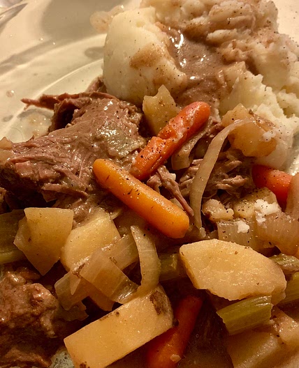 Three Packet Slow Cooker Roast Recipe