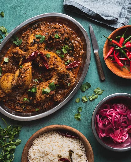 Chicken Chettinad [ SPICY SOUTH INDIAN CHICKEN CURRY ]