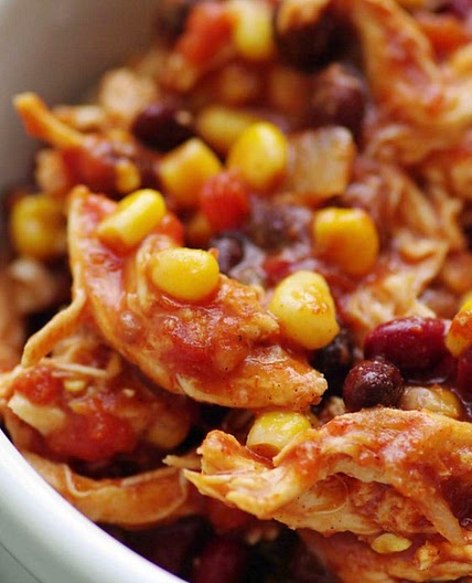 Crock Pot Chicken Taco Chili