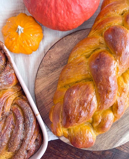 Pumpkin Challah & Babka