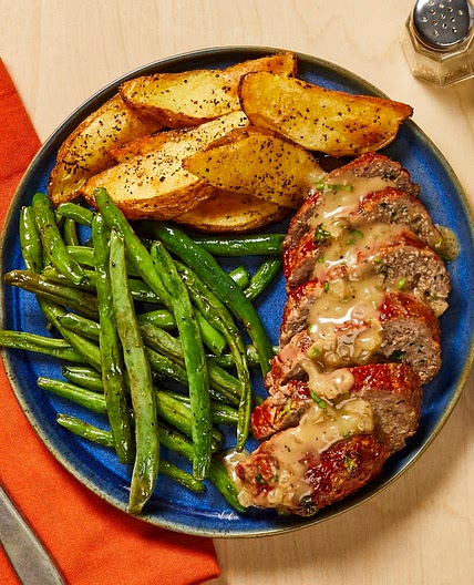 Meatloaf à la Mom & Gravy