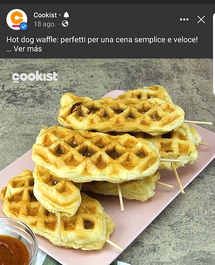 Hot dog waffle
