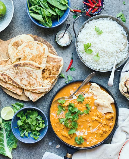 Chou-fleur tikka massala et riz
