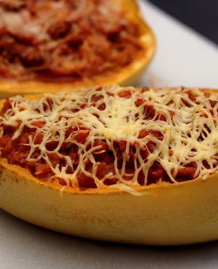 Courge spaghetti façon bolognaise