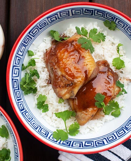 Sweet and Sticky Chicken Thighs