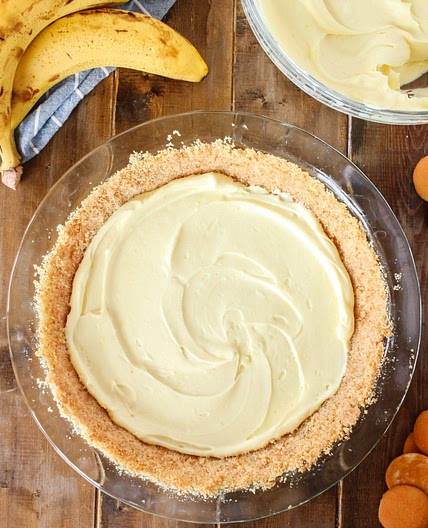 Banana Pudding CheeseCake “ No Bake, Easy “