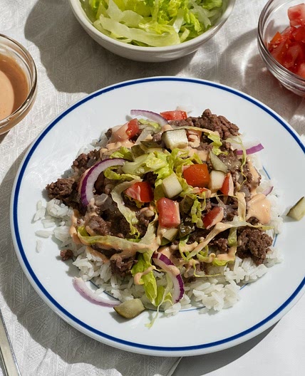 Cheeseburger Rice