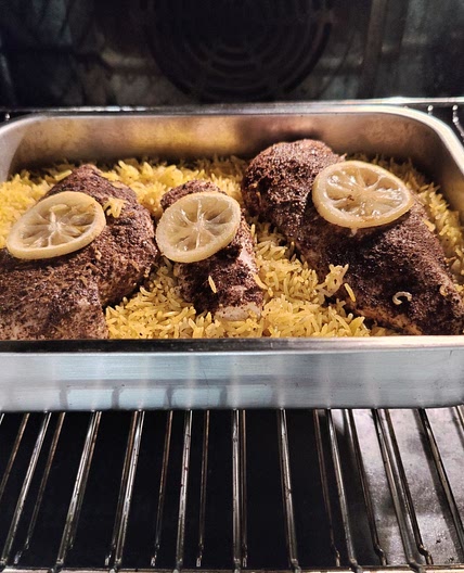 Sumac chicken and rice