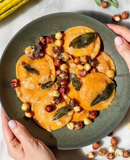 Butternut Squash Brown Butter Sage Ravioli