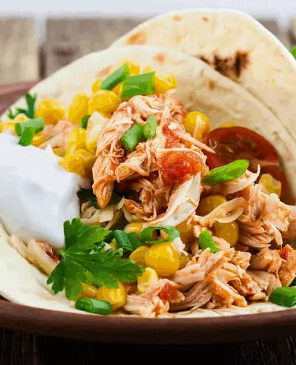 Crock Pot Chicken Ranch Tacos
