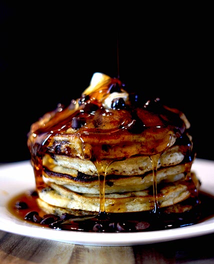 Chocolate Chip Buttermilk Pancakes 