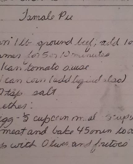 Moms tamale pie