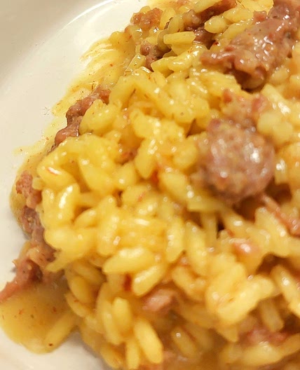 Risotto - Italian sausage and saffron