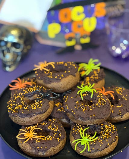 Allergy Friendly Pumpkin Chocolate Chip Donuts 