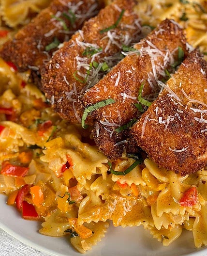 Louisiana chicken pasta