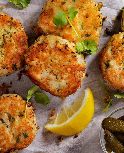 Crab and Shrimp Cakes