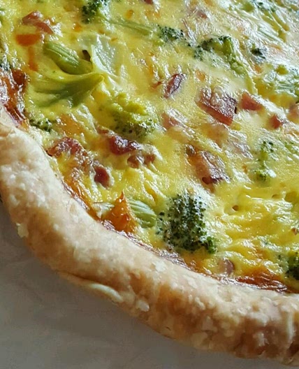Easy Broccoli and Ham Quiche