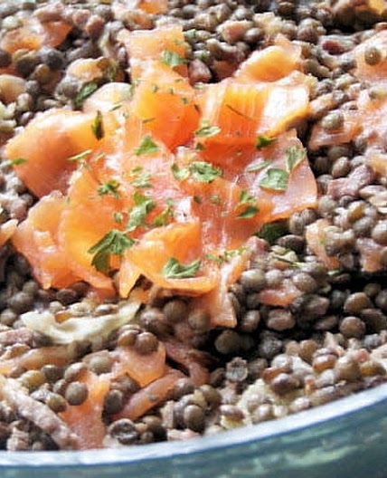 Salade Lentilles Saumon