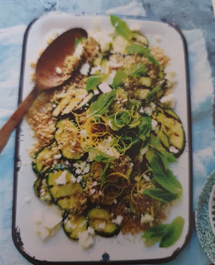 Salade couscous courgette feta