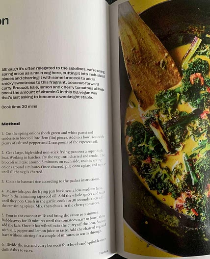 Charred Spring Onion and Broccoli Curry