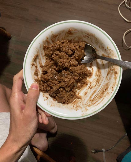 Fig and Peanut Butter Chocolate Oats| Vegan 🌱