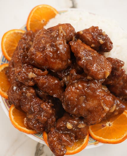 Air Fryer Orange Chicken