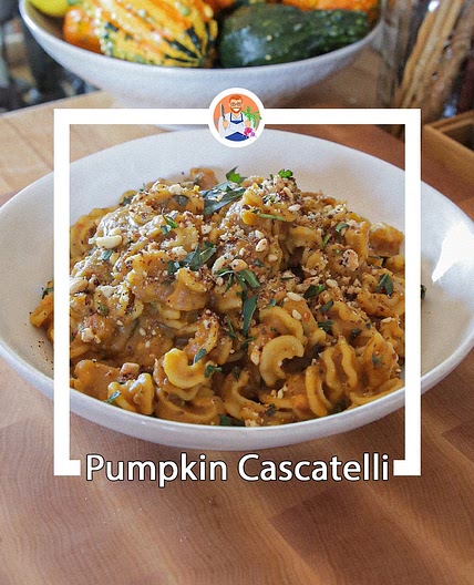 Pumpkin Cascatelli Pasta