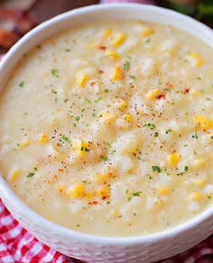Potato Corn Chowder (Freezer/Vegetarian/Low Cholesterol)