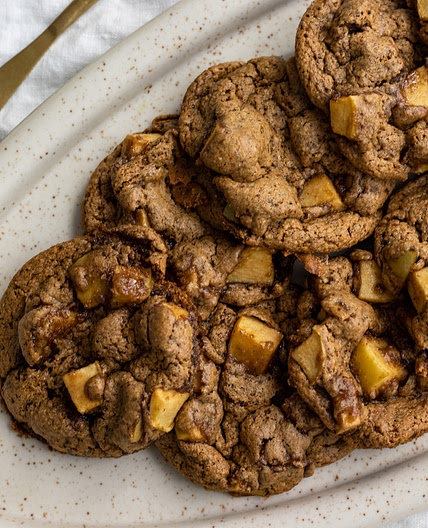 Vegan Apple Pie Cookies (gluten free, oat & almond flour)