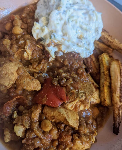 Pressure cooker chicken curry
